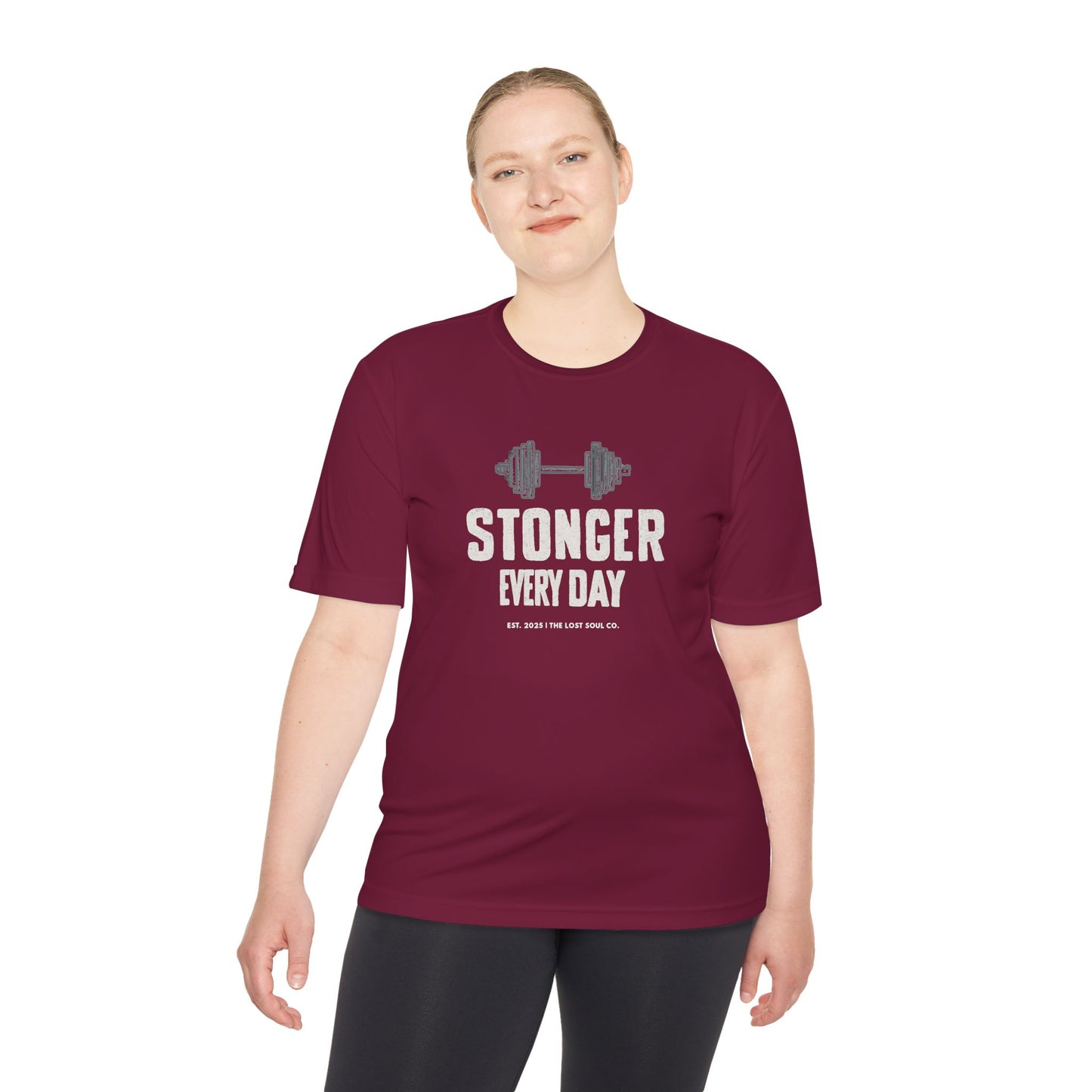 STRONGER EVERY DAY – Unisex Gymwear Tee | LS-GU08