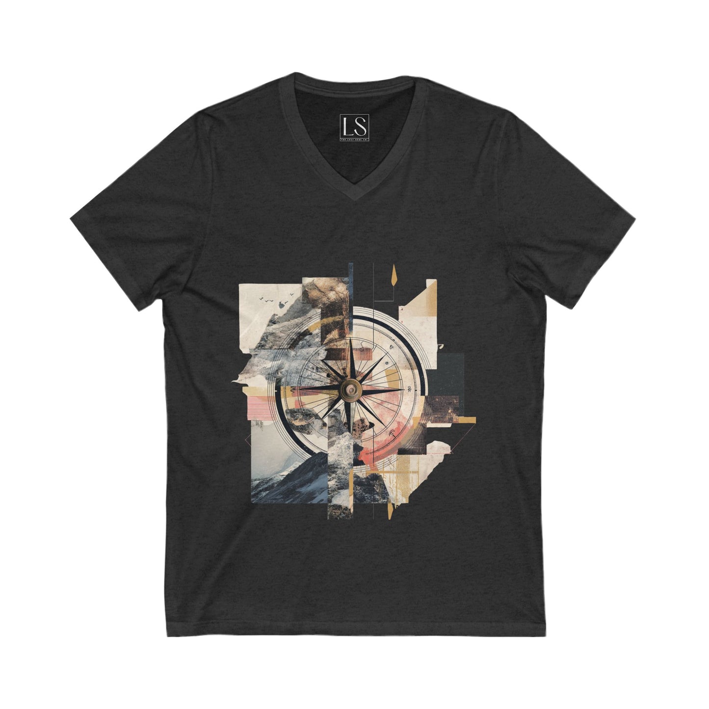 The Compass – Unisex V-Neck Tee | LS-V01