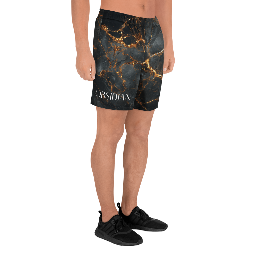 OBSIDIAN Long Athletic Shorts