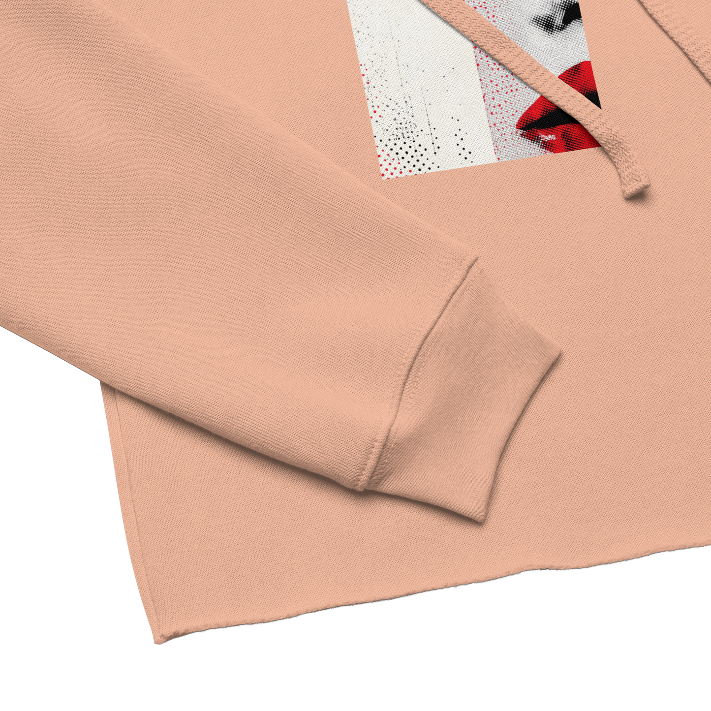 The Gaze That Dares — Women’s Cropped Hoodie | LS-CRH01