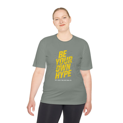 BE YOUR OWN HYPE – Unisex Gymwear Tee | LS-GU05