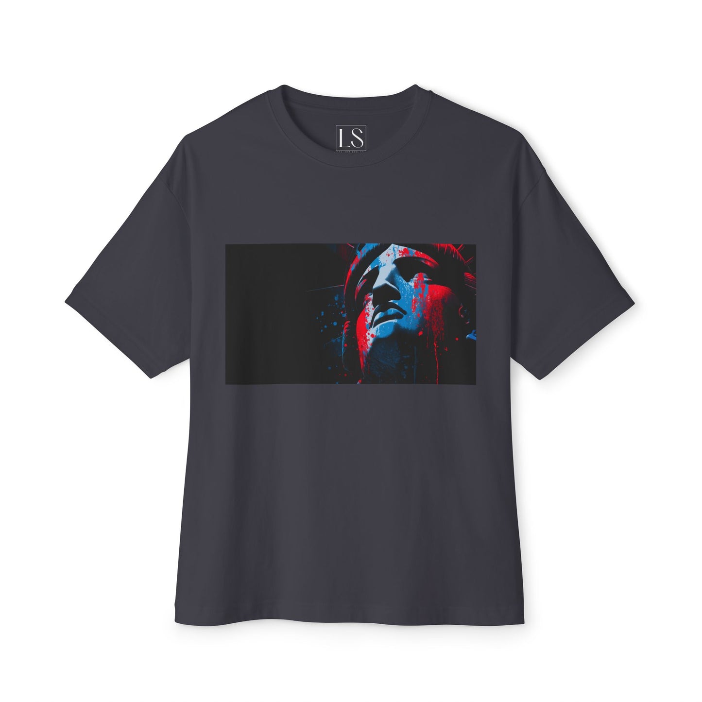 Bleed Liberty – Unisex Oversized Boxy Tee | LS-O07