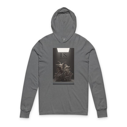 Collapse — Unisex Hooded Long Sleeve Tee | LS-LSH01