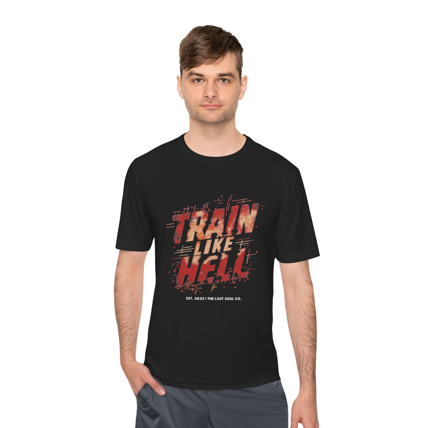 TRAIN LIKE HELL – Unisex Gymwear Tee | LS-GU02