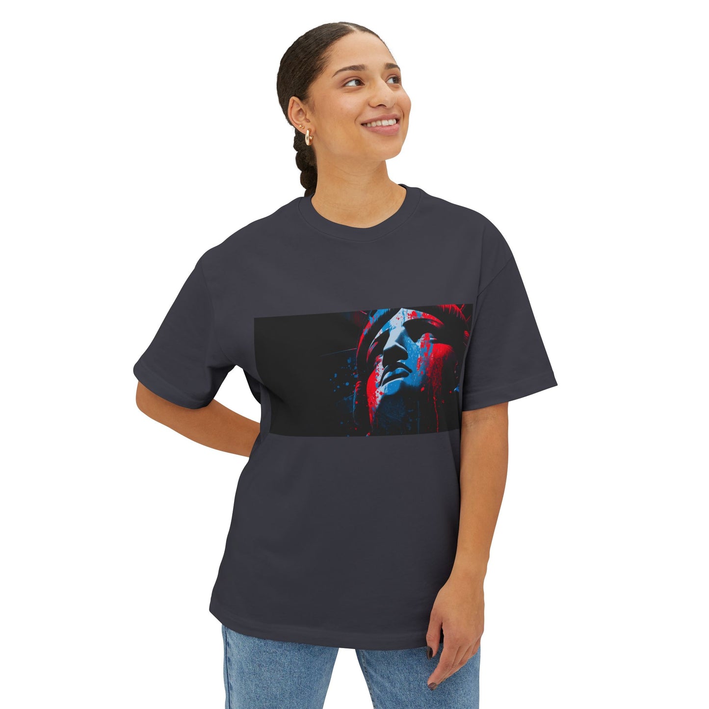 Bleed Liberty – Unisex Oversized Boxy Tee | LS-O07