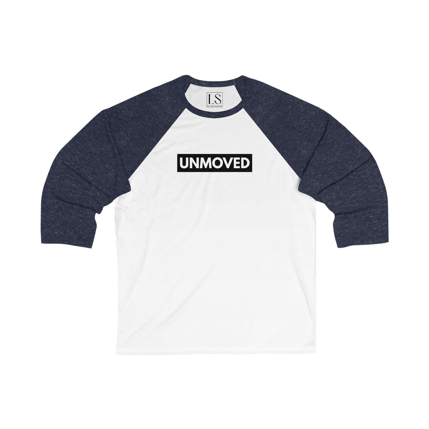 UNMOVED – Unisex 3/4 Sleeve Baseball Tee | LS-Q03