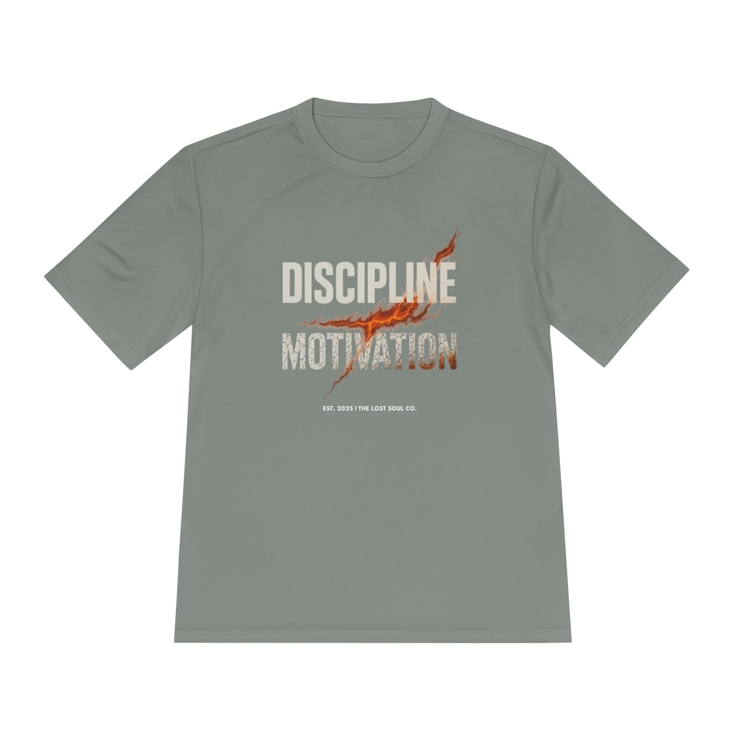 Discipline > Motivation – Unisex Gymwear Tee | LS-GU06