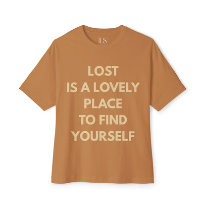 Lost Is Lovely Oversized Boxy Tee – The Lost Soul Co.
