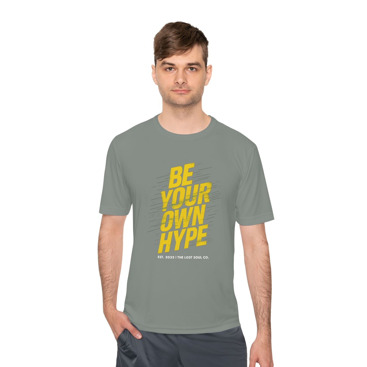 BE YOUR OWN HYPE – Unisex Gymwear Tee | LS-GU05