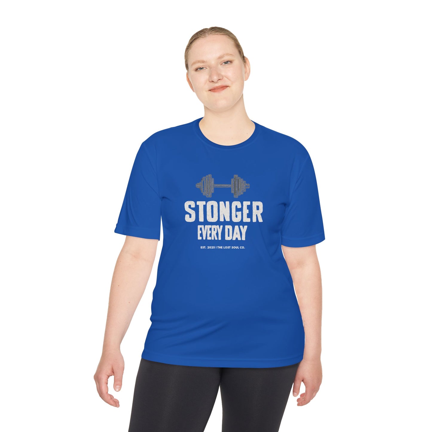 STRONGER EVERY DAY – Unisex Gymwear Tee | LS-GU08