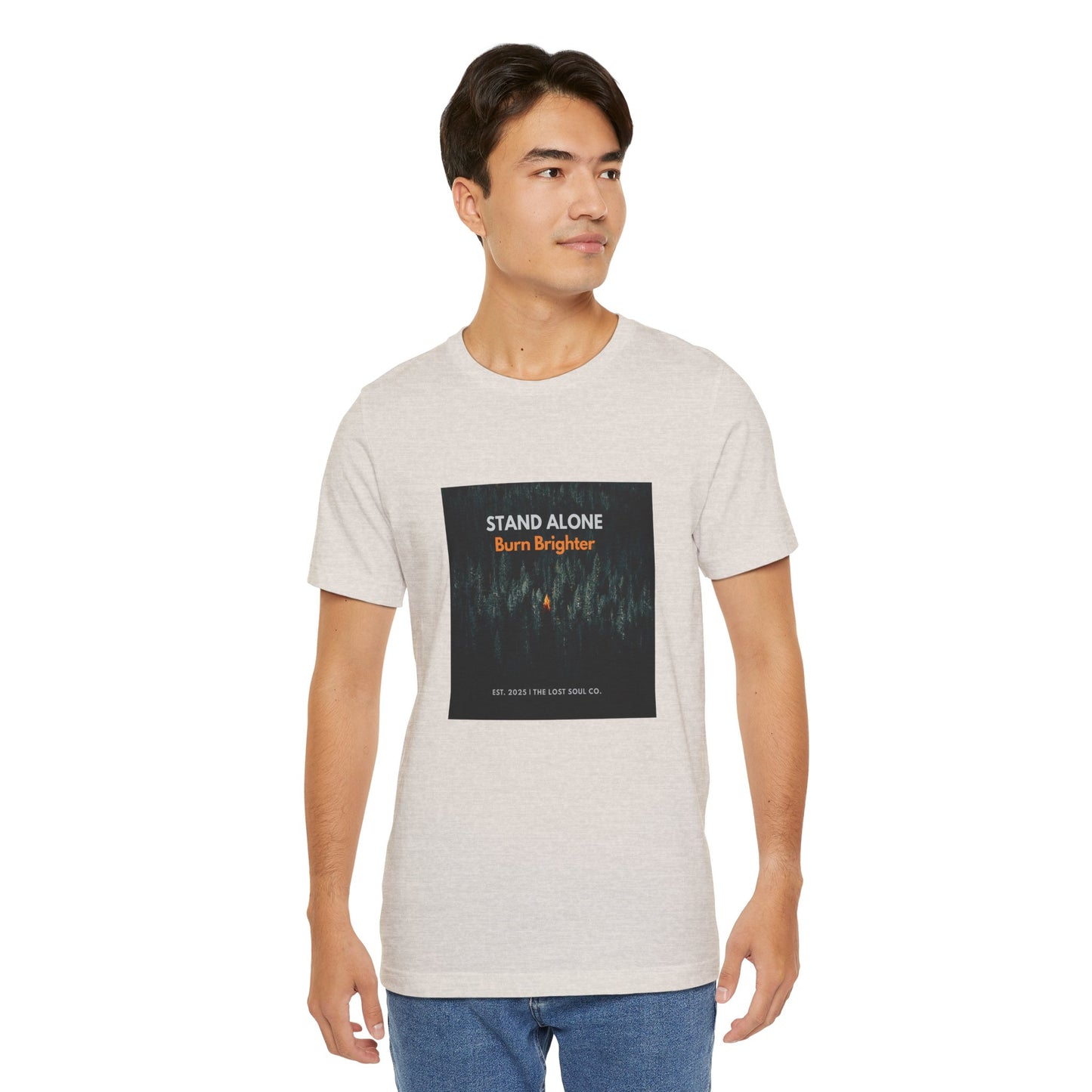 Stand Alone Burn Brighter Streetwear Tee – The Lost Soul Co.