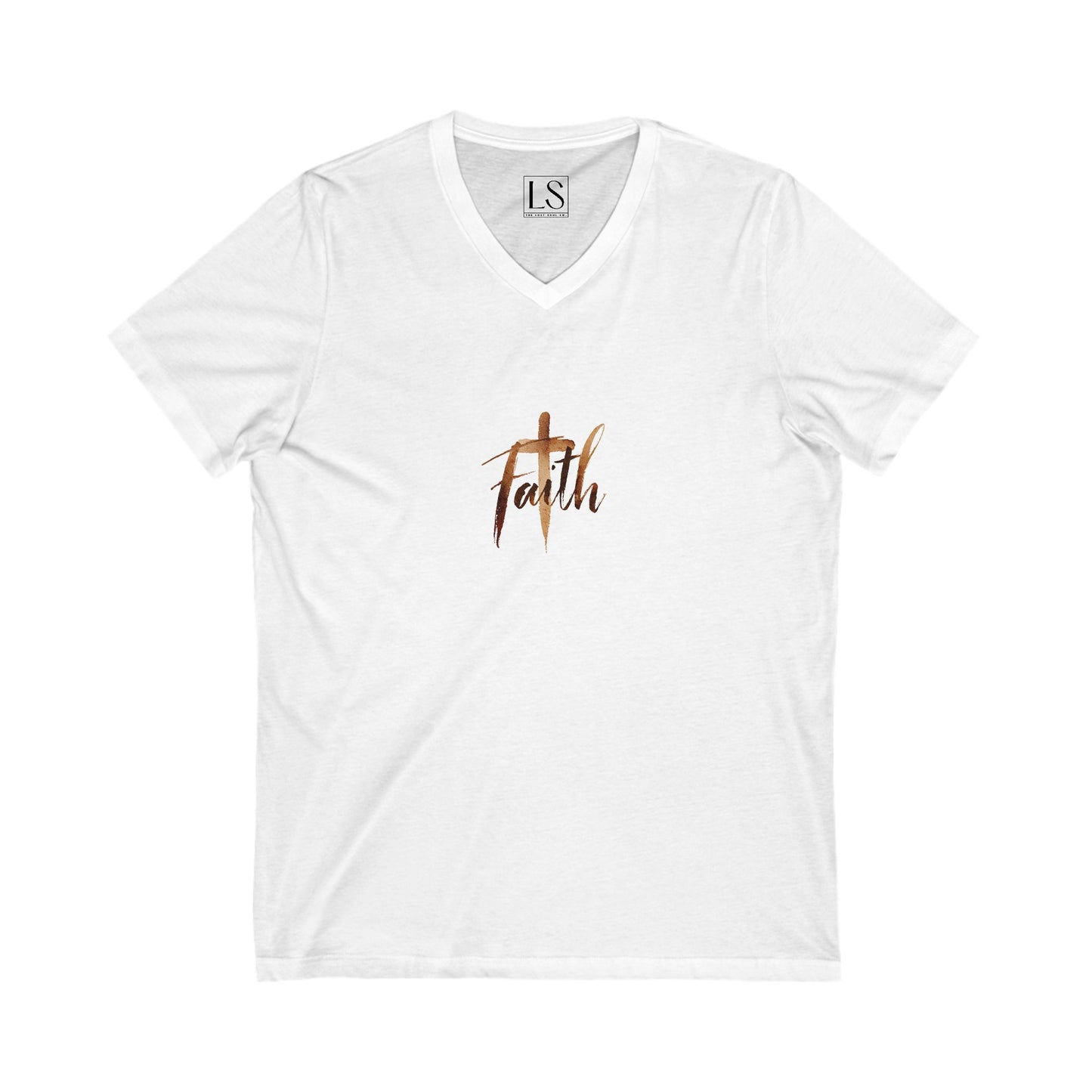 Faith – Unisex V-Neck Tee | LS-V02