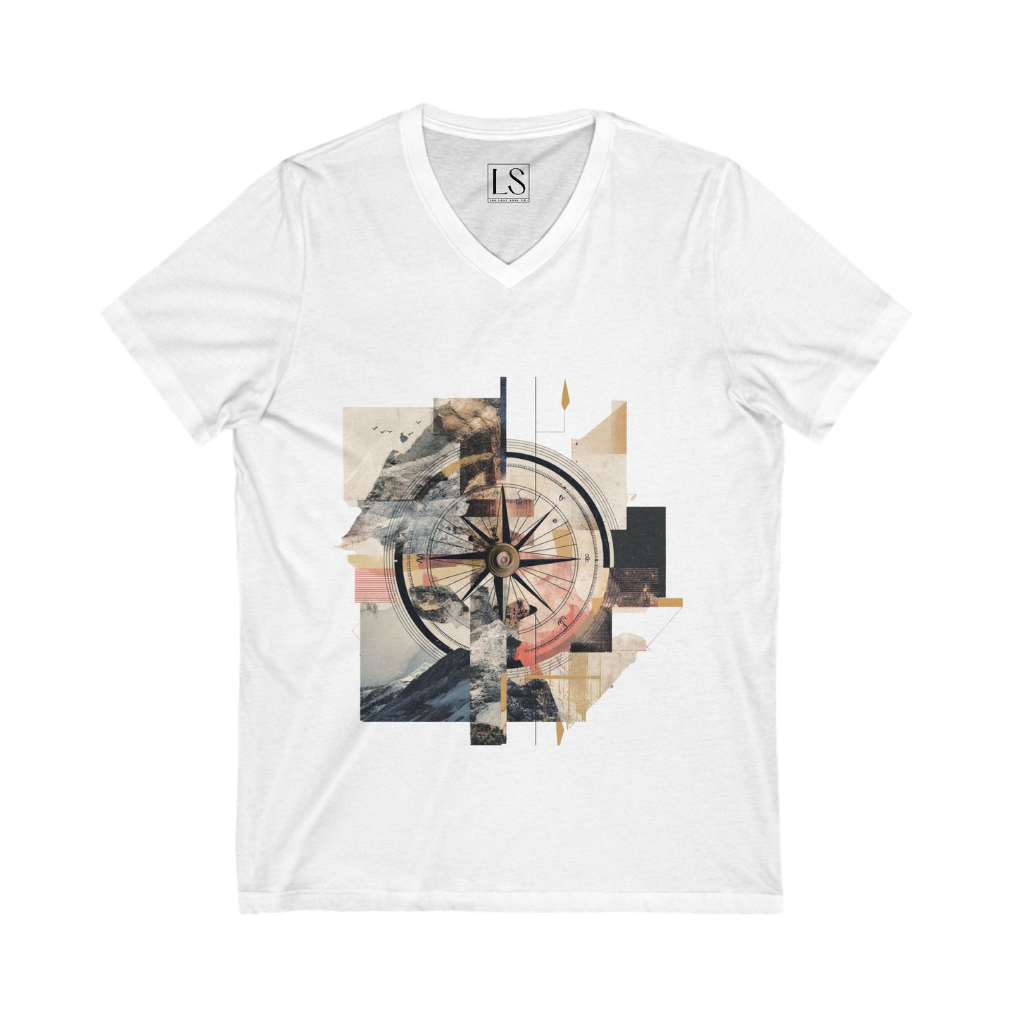 The Compass – Unisex V-Neck Tee | LS-V01