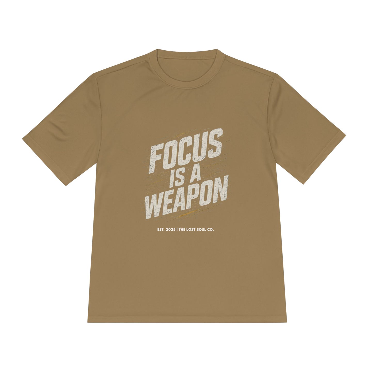 FOCUS IS A WEAPON – Unisex Gymwear Tee | LS-GU04
