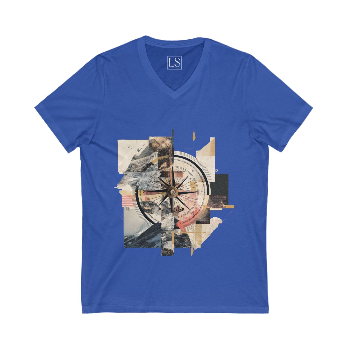 The Compass – Unisex V-Neck Tee | LS-V01