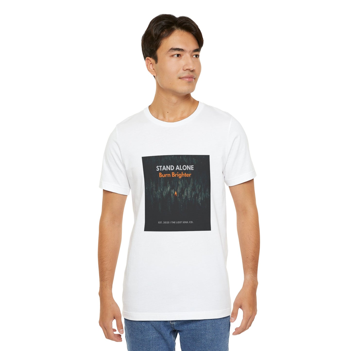Stand Alone Burn Brighter Streetwear Tee – The Lost Soul Co.