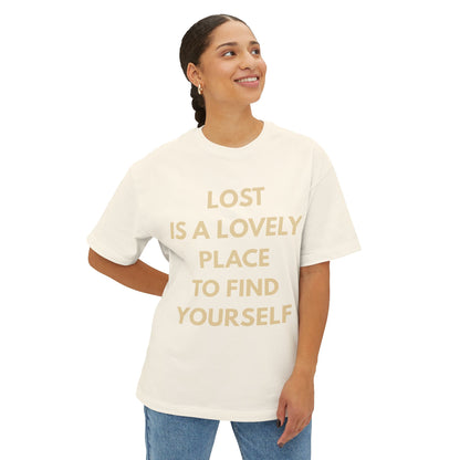 Lost Is Lovely Oversized Tee