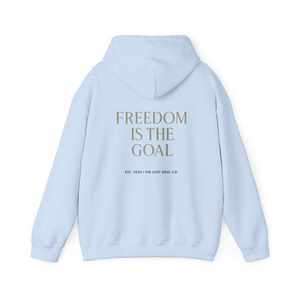 Freedom Is the Goal — Unisex Streetwear Hoodie | LS-RH03