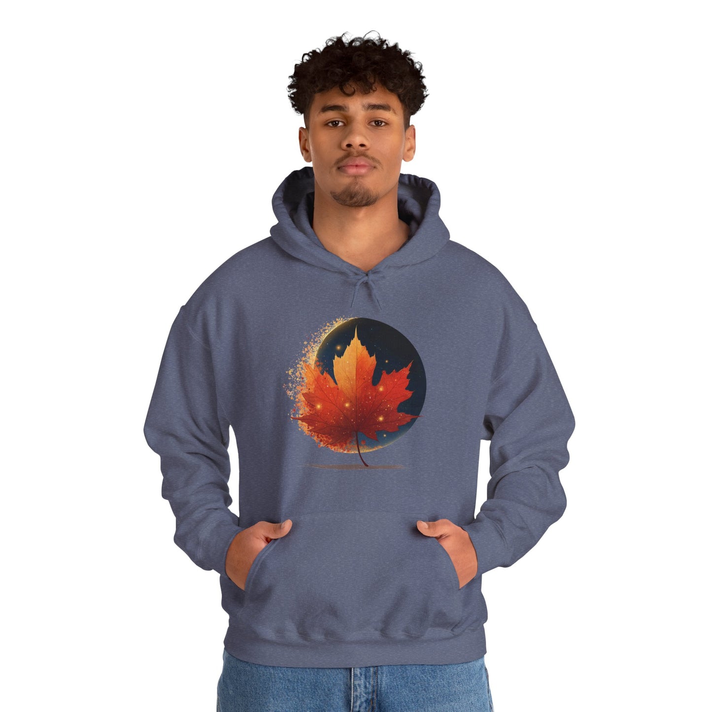 Cosmic Maple – Unisex Streetwear Hoodie | LS-RH05