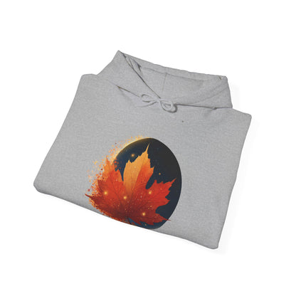 Cosmic Maple – Unisex Streetwear Hoodie | LS-RH05