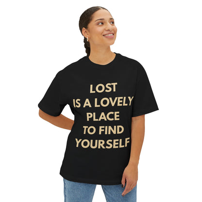Lost Is Lovely Oversized Boxy Tee – The Lost Soul Co.