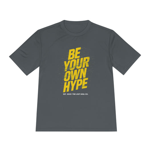 BE YOUR OWN HYPE – Unisex Gymwear Tee | LS-GU05