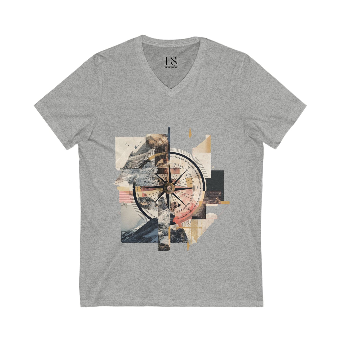 The Compass – Unisex V-Neck Tee | LS-V01