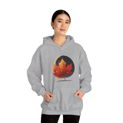 Cosmic Maple – Unisex Streetwear Hoodie | LS-RH05