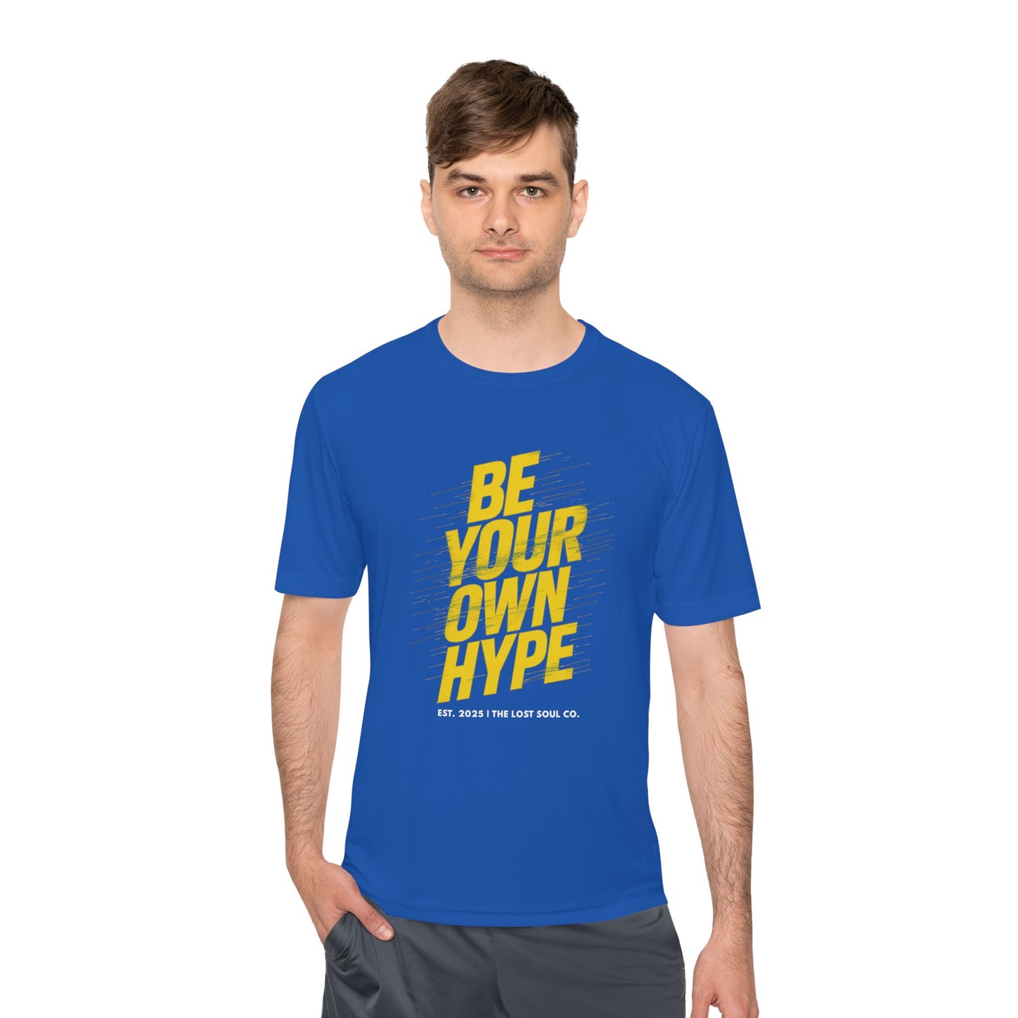 BE YOUR OWN HYPE – Unisex Gymwear Tee | LS-GU05