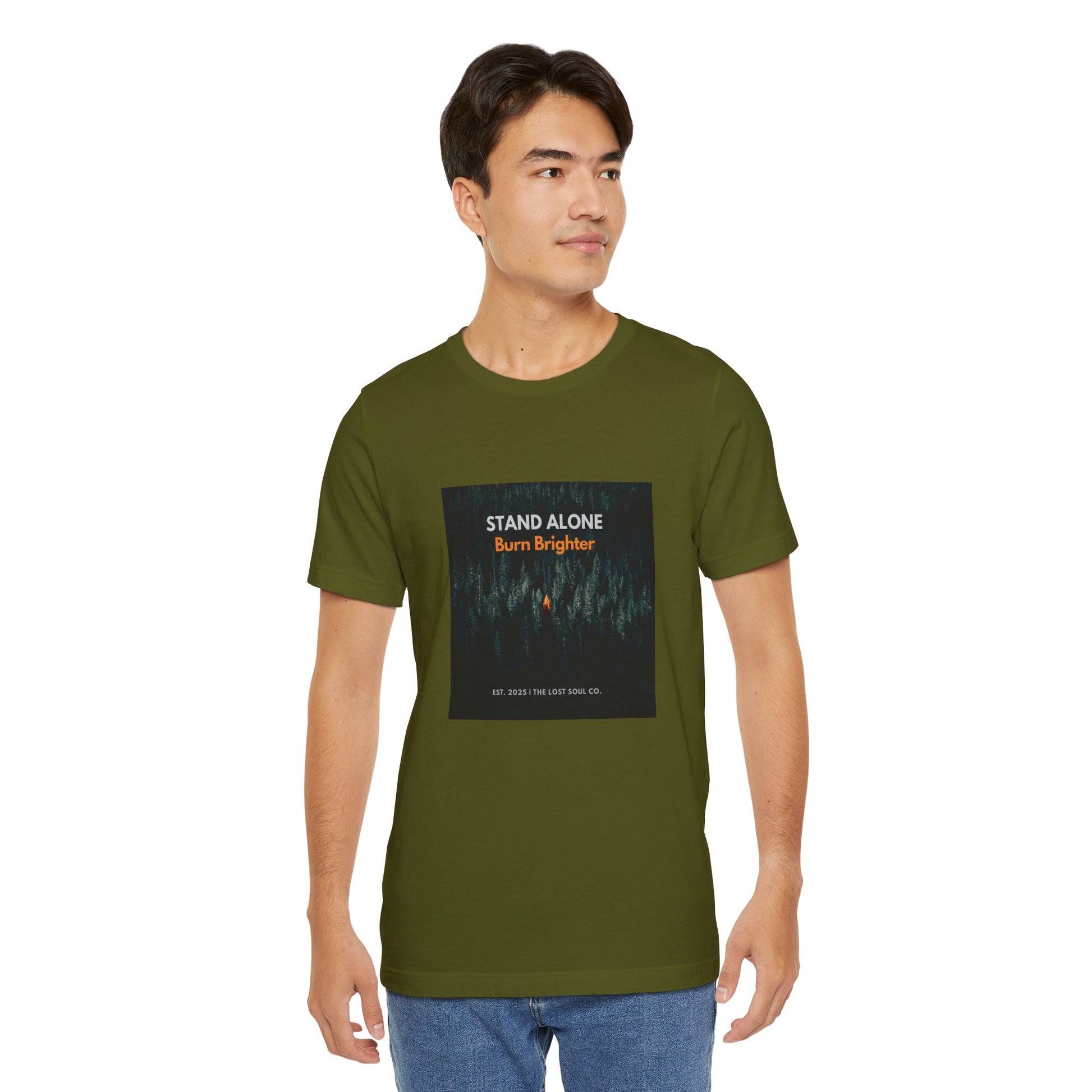 Stand Alone Burn Brighter Streetwear Tee – The Lost Soul Co.