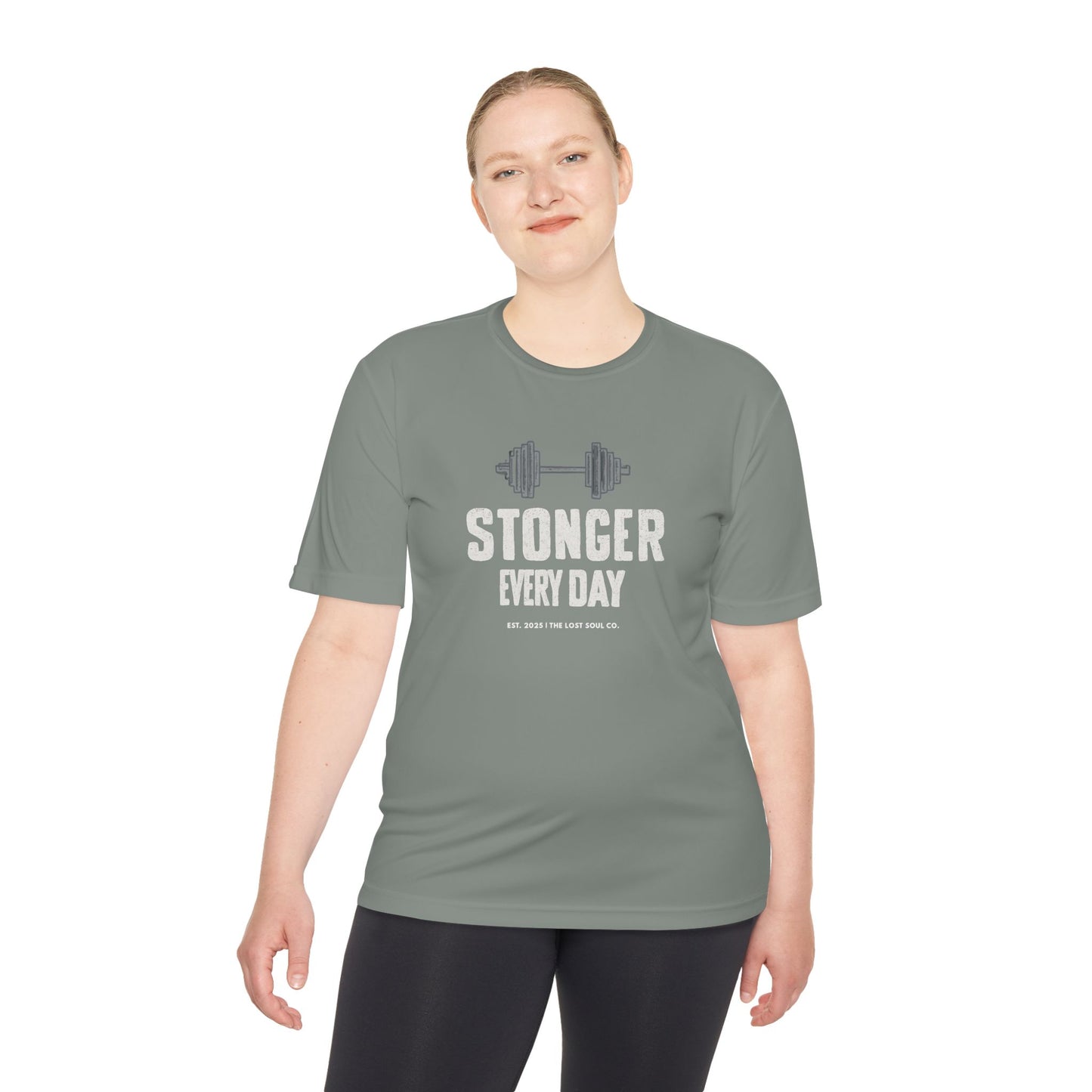 STRONGER EVERY DAY – Unisex Gymwear Tee | LS-GU08