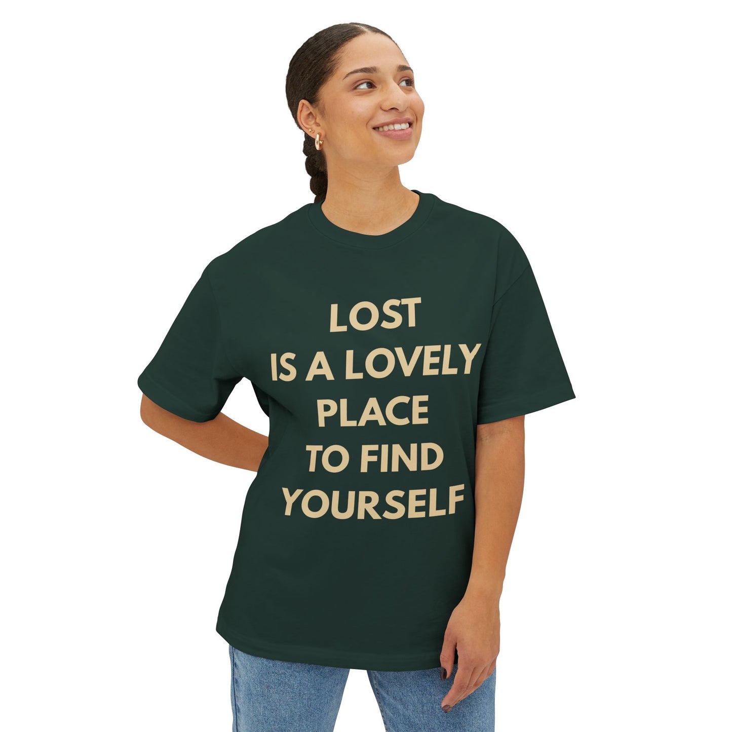 Lost Is Lovely Oversized Tee