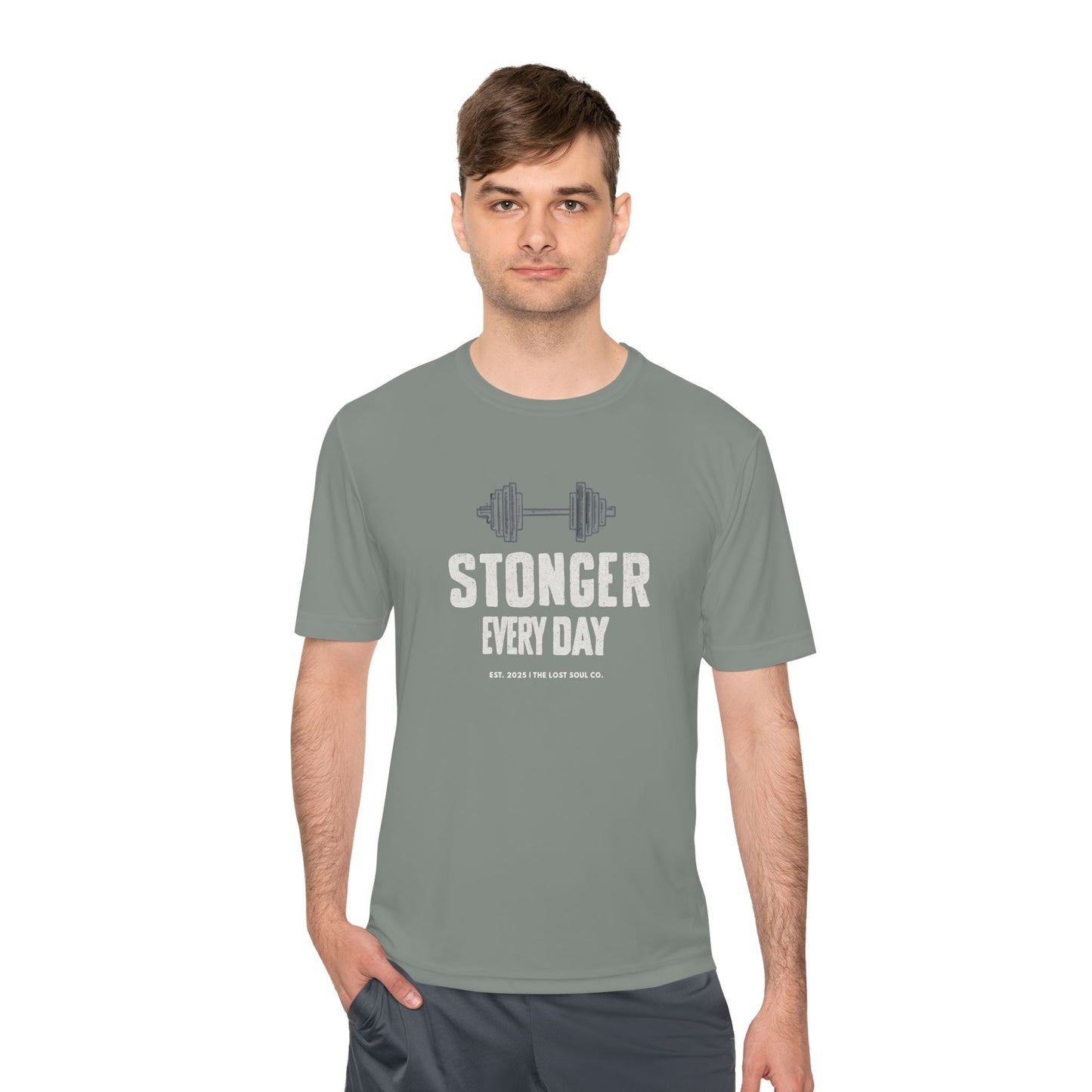 STRONGER EVERY DAY – Unisex Gymwear Tee | LS-GU08