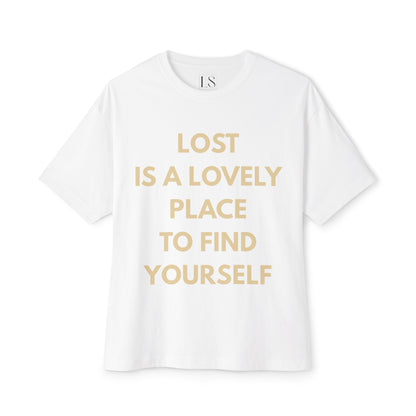 Lost Is Lovely Oversized Boxy Tee – The Lost Soul Co.