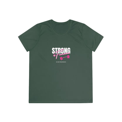 Strong is Feminine – Women’s Gymwear Tee | LS-W01