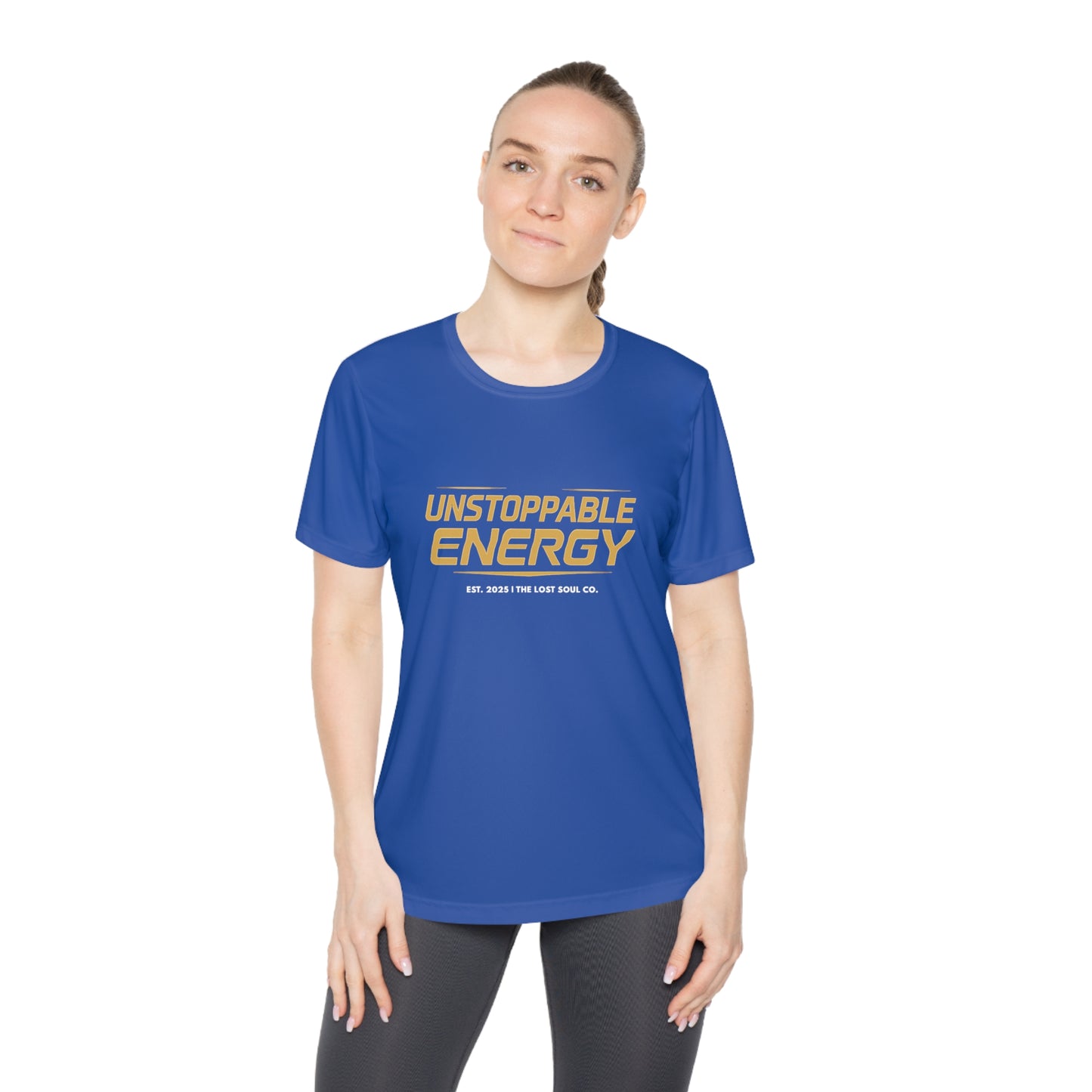 Unstoppable Energy – Women’s Gymwear Tee | LS-W04