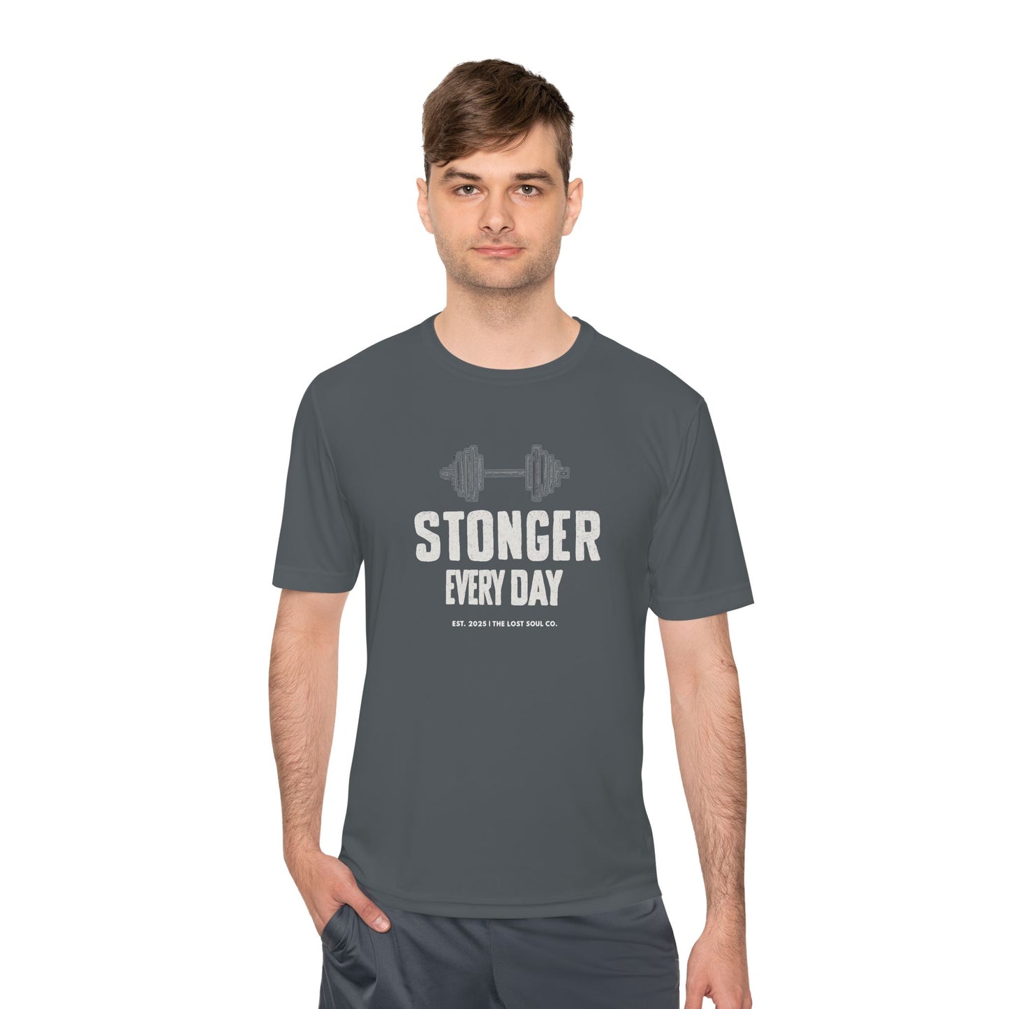 STRONGER EVERY DAY – Unisex Gymwear Tee | LS-GU08