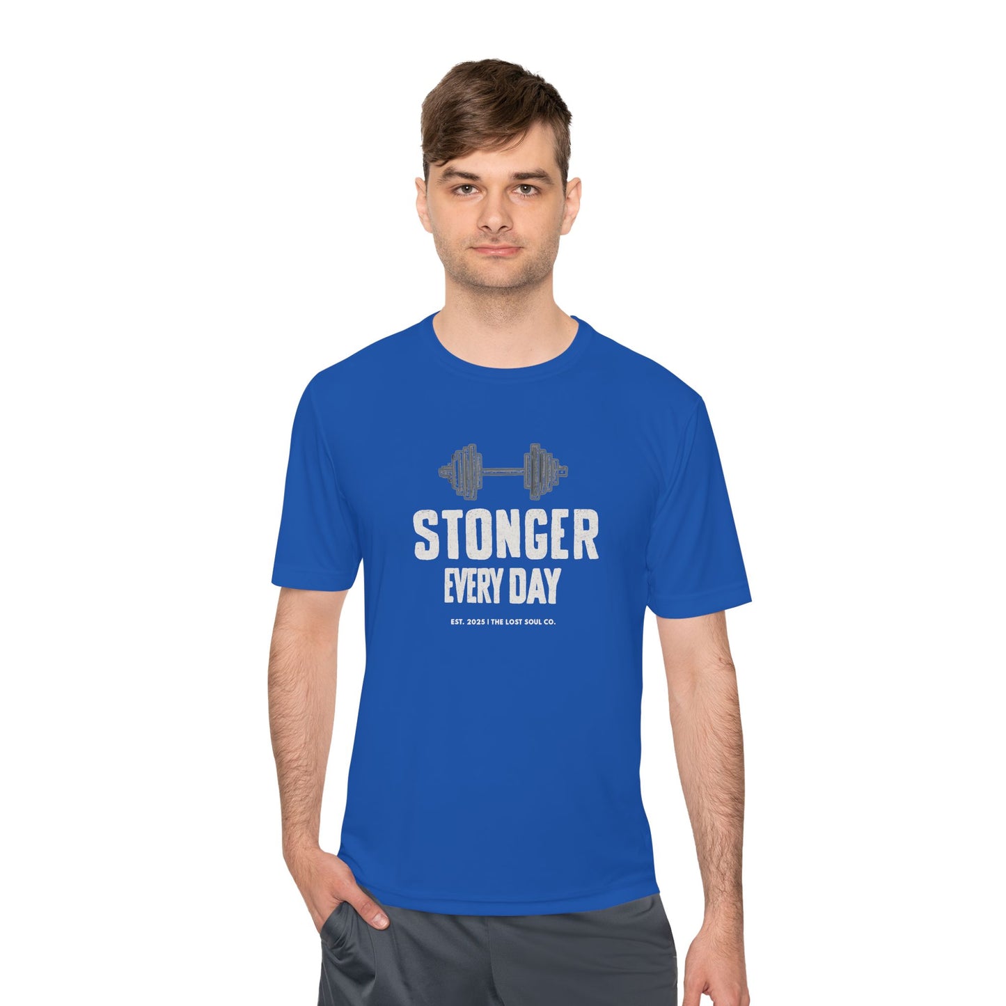 STRONGER EVERY DAY – Unisex Gymwear Tee | LS-GU08