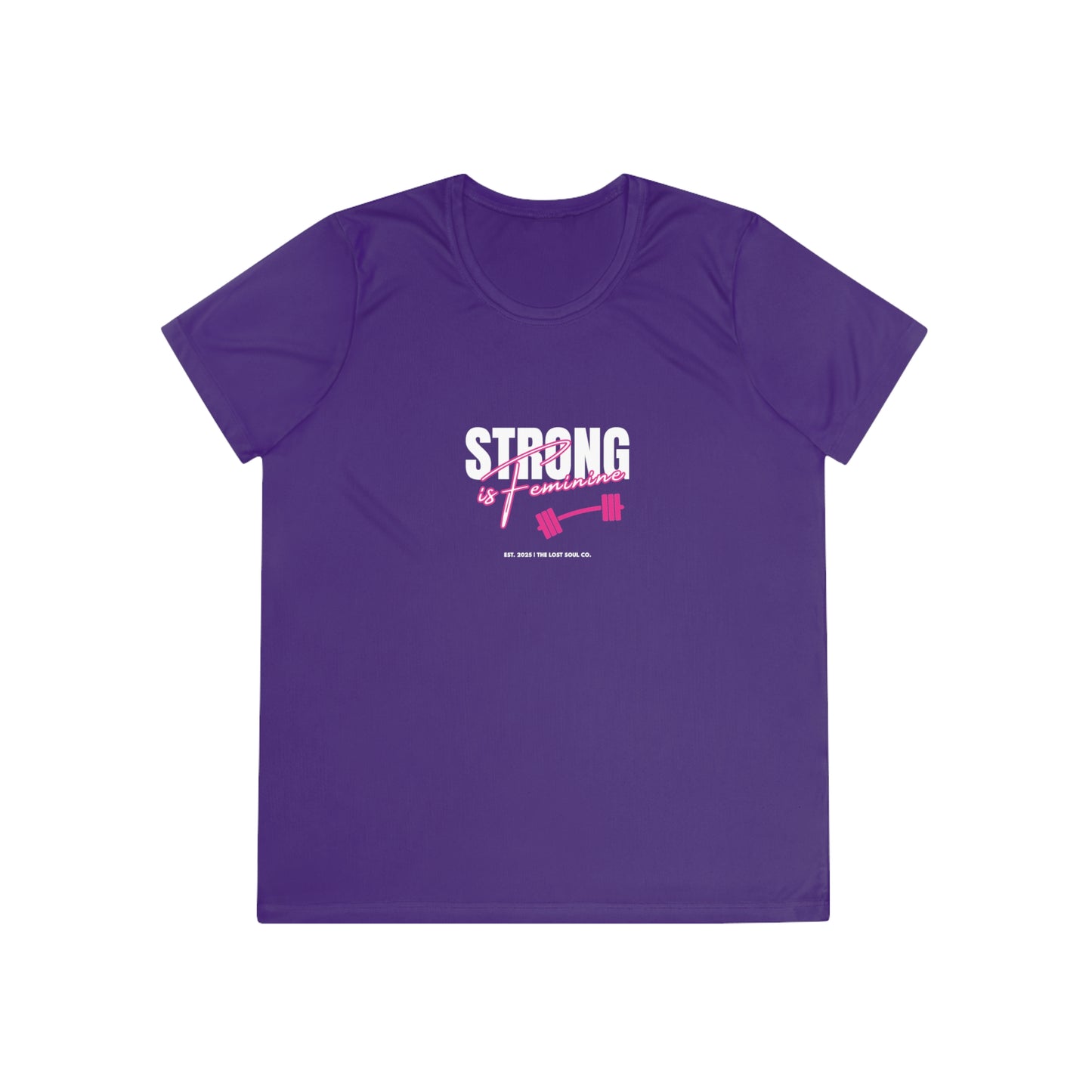 Strong is Feminine – Women’s Gymwear Tee | LS-W01