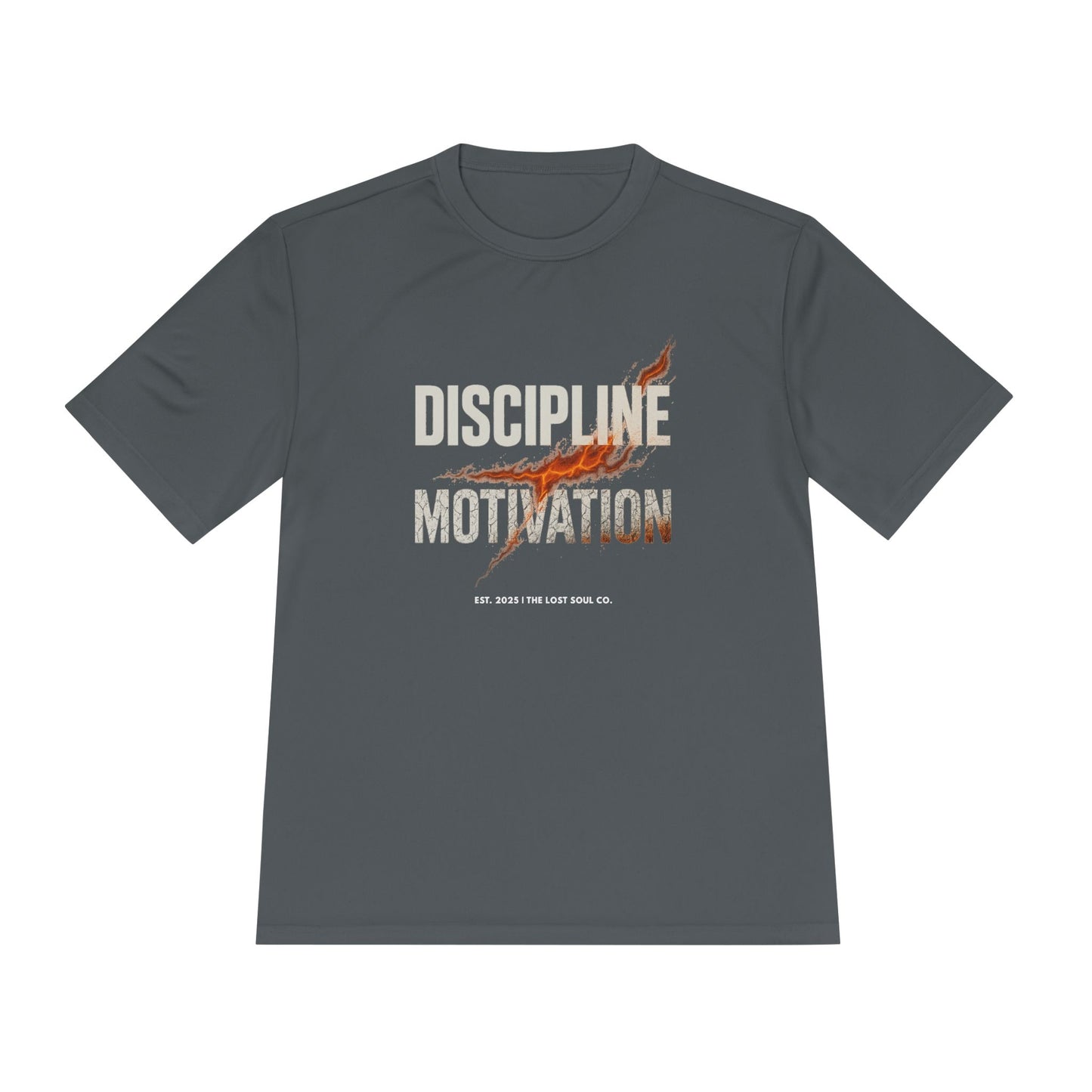 Discipline > Motivation – Unisex Gymwear Tee | LS-GU06