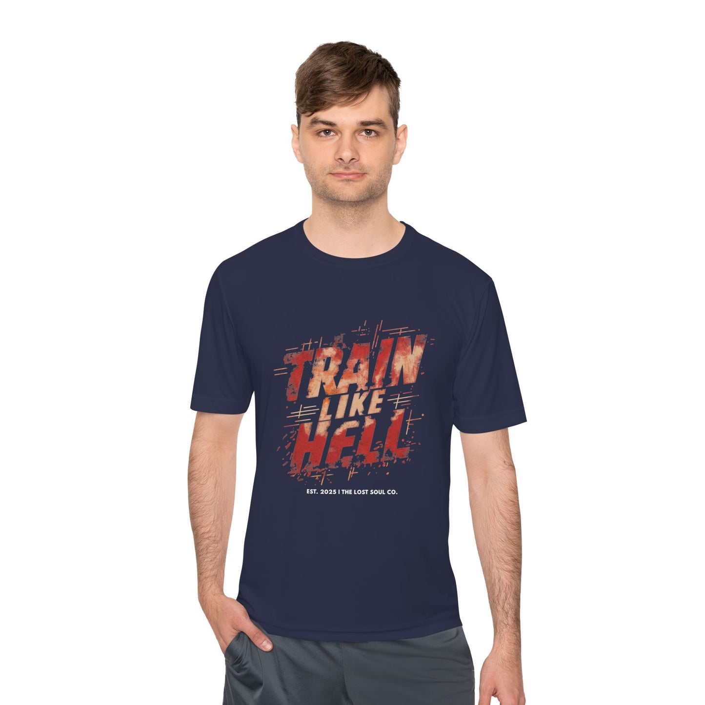 TRAIN LIKE HELL – Unisex Gymwear Tee | LS-GU02