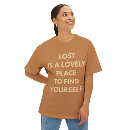 Lost Is Lovely Oversized Tee
