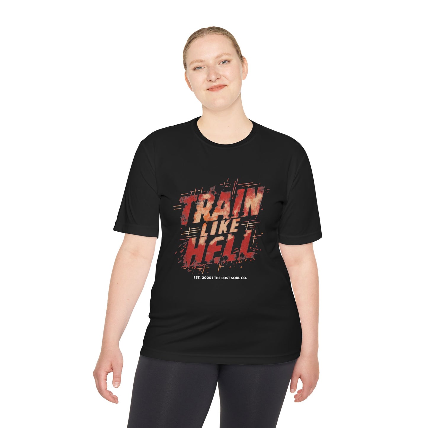 TRAIN LIKE HELL – Unisex Gymwear Tee | LS-GU02
