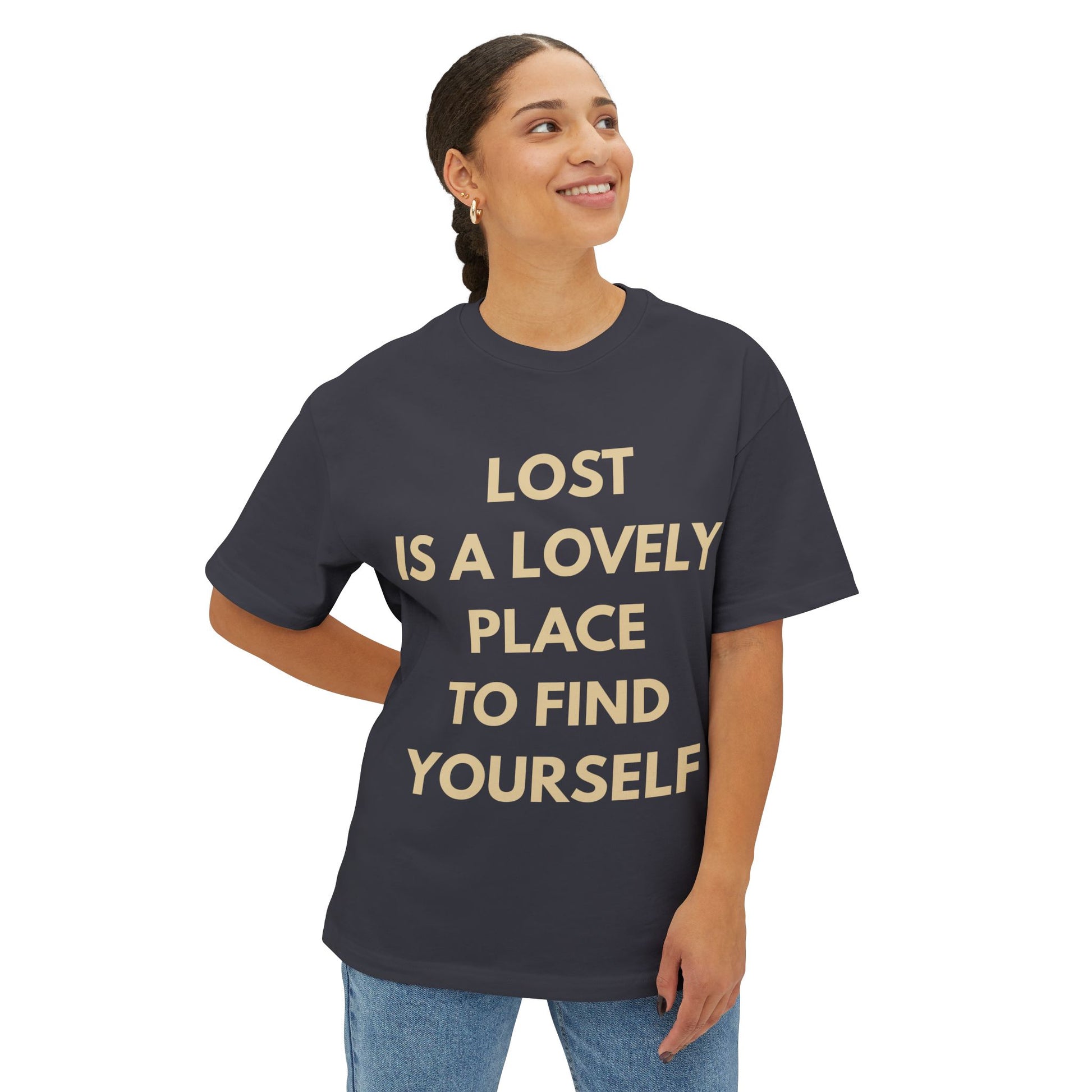 Lost Is Lovely Oversized Boxy Tee – The Lost Soul Co.