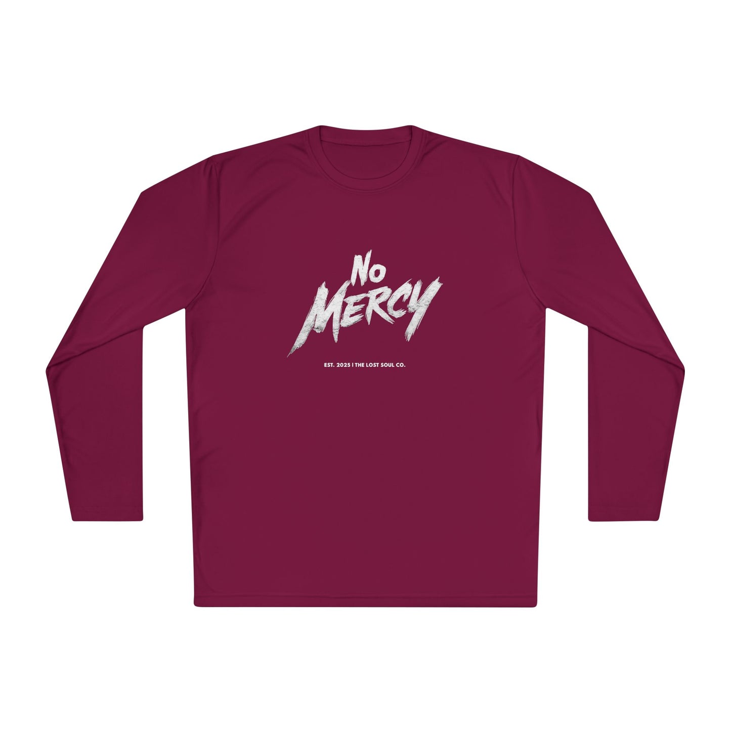 No Mercy – Unisex Gymwear Long Sleeve Tee | LS-GLS01