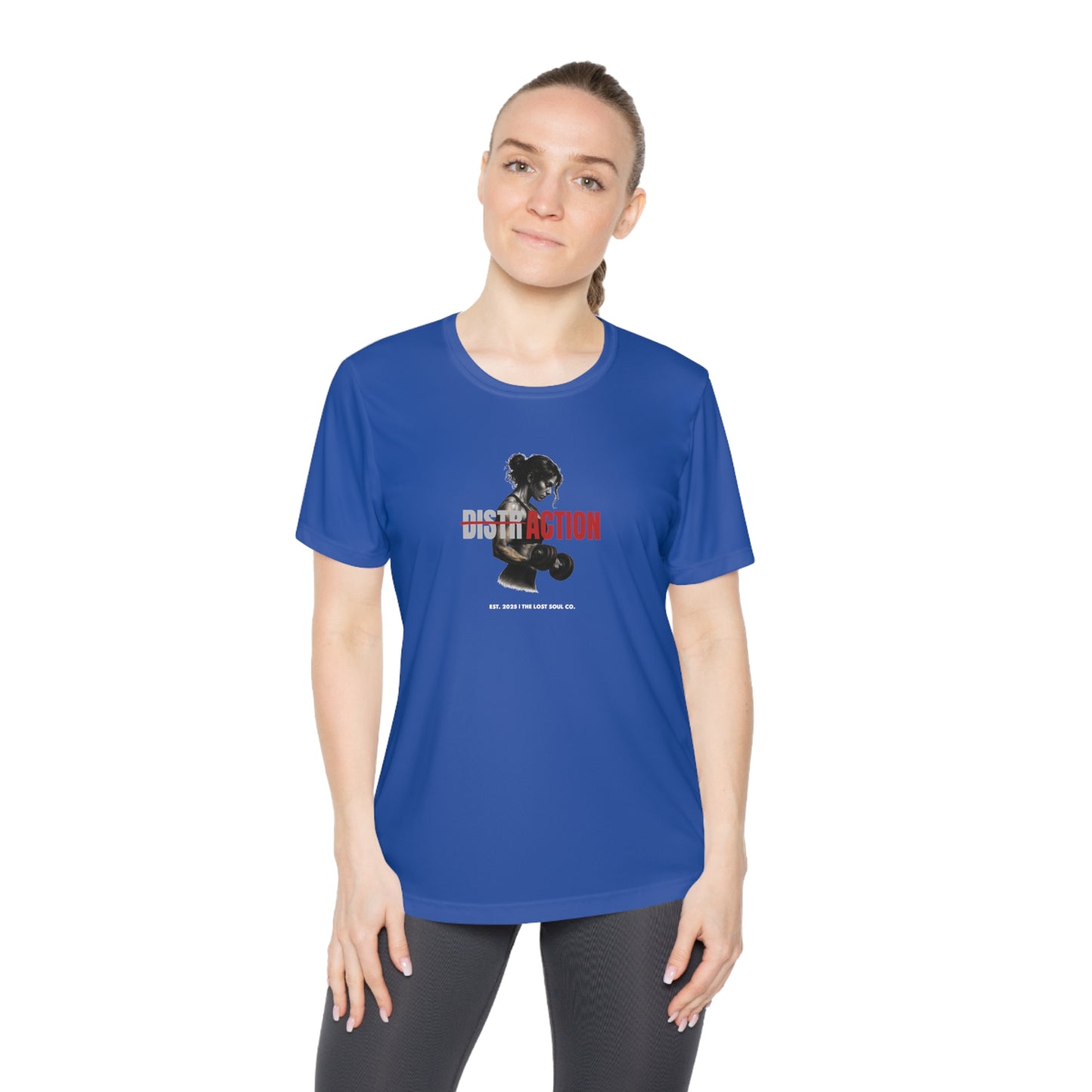 DISTRACTION – Women’s Gymwear Tee | LS-W03