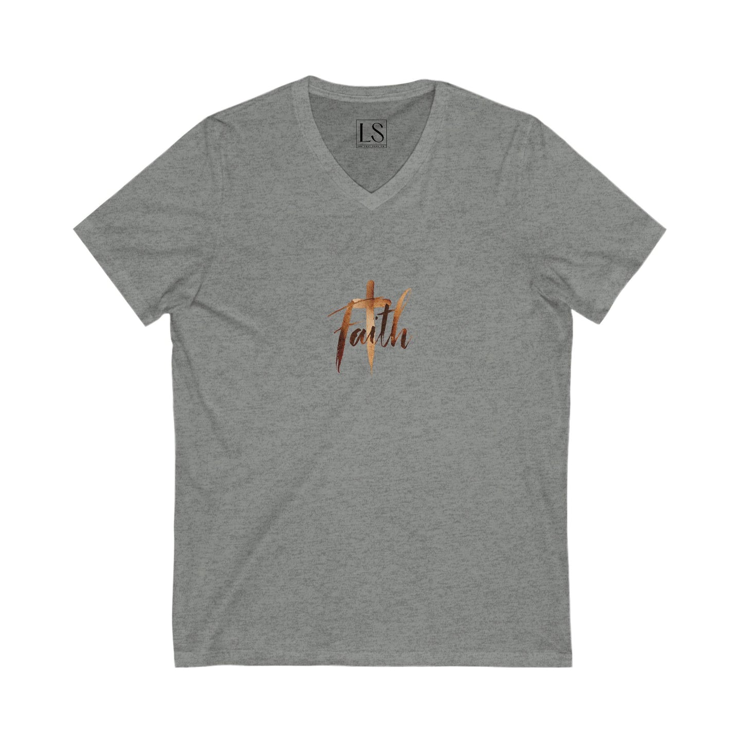 Faith – Unisex V-Neck Tee | LS-V02