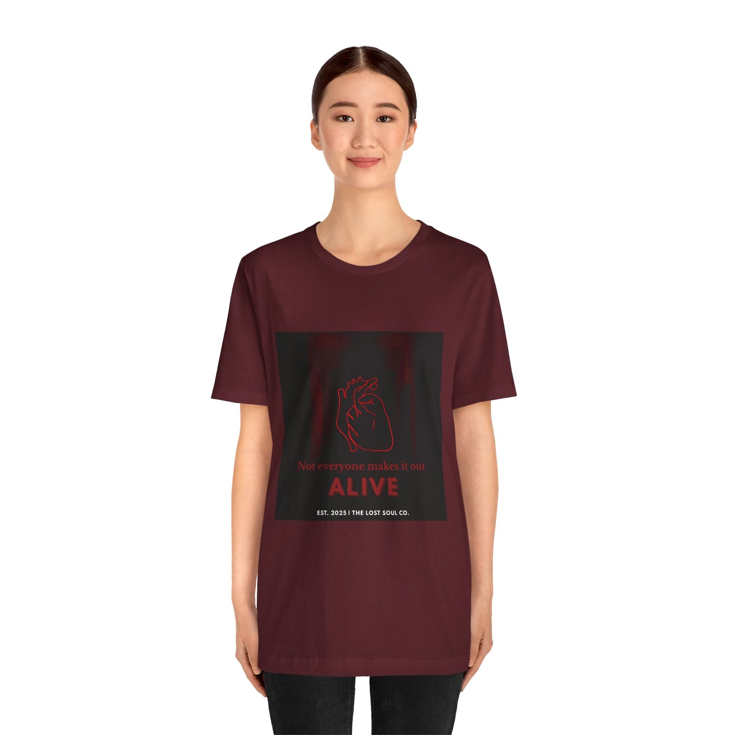 ALIVE – Not Everyone Makes It Out Alive Tee – The Lost Soul Co.