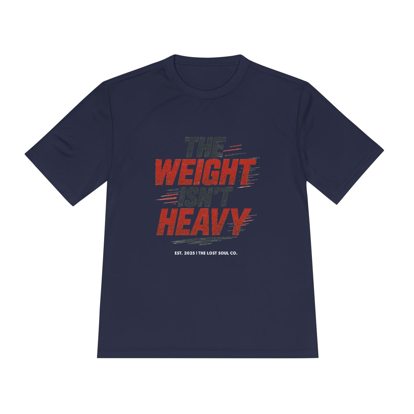 THE WEIGHT ISN’T HEAVY – Unisex Gymwear Tee | LS-GU03