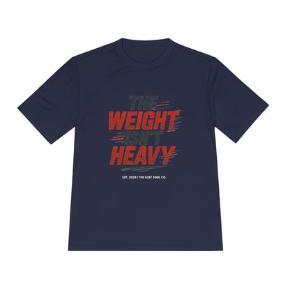 THE WEIGHT ISN’T HEAVY – Unisex Gymwear Tee | LS-GU03